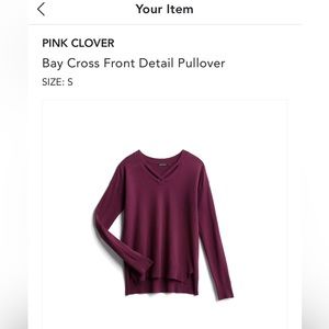 STITCH FIX Burgundy Long Sleeve